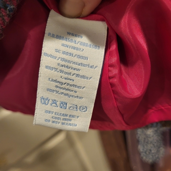 Boden British Tweed Wool Plaid Clueless Y2K Style Mini Skirt Pink & Gray Size 14 - Picture 5 of 7